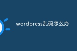 wordpress乱码怎么办