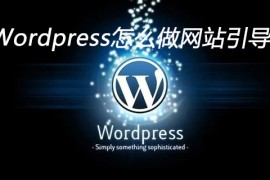 Wordpress怎么做网站引导页