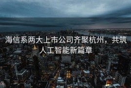 海信系两大上市公司齐聚杭州，共筑人工智能新篇章