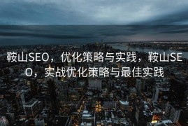 鞍山SEO，优化策略与实践，鞍山SEO，实战优化策略与最佳实践