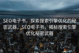 SEO电子书，探索搜索引擎优化的秘密武器，SEO电子书，揭秘搜索引擎优化秘密武器