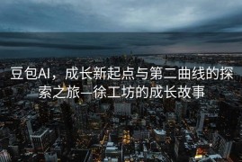豆包AI，成长新起点与第二曲线的探索之旅—徐工坊的成长故事
