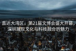 直达大湾区，第21届文博会盛大开幕，深圳展现文化与科技融合的魅力