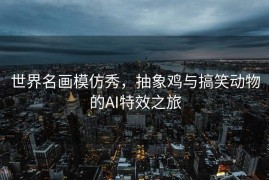 世界名画模仿秀，抽象鸡与搞笑动物的AI特效之旅