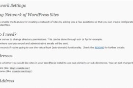 如何在 WordPress 3.0 中启用多站点选项