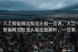 人工智能概念股龙头股一览表，人工智能概念股龙头股全面解析，一览表