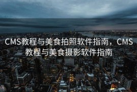 CMS教程与美食拍照软件指南，CMS教程与美食摄影软件指南