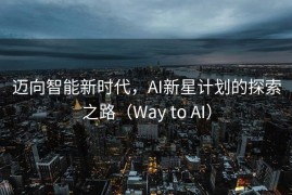迈向智能新时代，AI新星计划的探索之路（Way to AI）