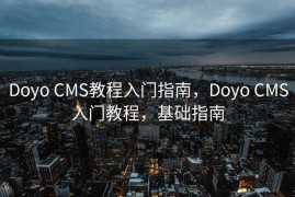 Doyo CMS教程入门指南，Doyo CMS入门教程，基础指南