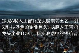 探究A股人工智能龙头股票前五名，引领科技浪潮的企业巨头，A股人工智能龙头企业TOP5，科技浪潮中的领航者