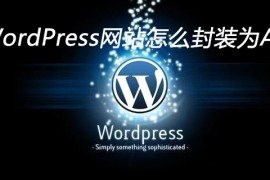 WordPress网站怎么封装为APP