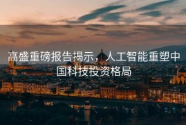 高盛重磅报告揭示，人工智能重塑中国科技投资格局