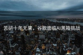 苦研十年无果，谷歌面临AI黑箱挑战
