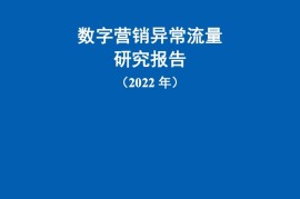 中国信通院&中国互联网协会：2022年数字营销异常流量研究报告-2025最新seo资料