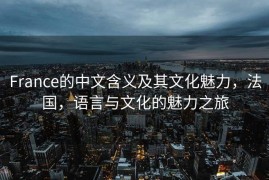 France的中文含义及其文化魅力，法国，语言与文化的魅力之旅