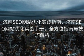 济南SEO网站优化实践指南，济南SEO网站优化实战手册，全方位指南与技巧解析