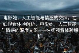 电影她，人工智能与情感的交织，在线观看体验解析，电影她，人工智能与情感的深度交织——在线观看体验解析