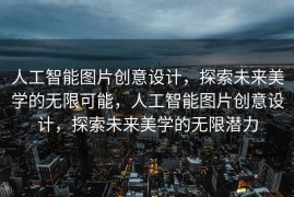 人工智能图片创意设计，探索未来美学的无限可能，人工智能图片创意设计，探索未来美学的无限潜力