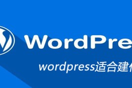 wordpress适合建什么网站