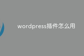 wordpress插件怎么用