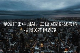 精准打击中国AI，三级国家挑战与科技闯关不惧霸凌