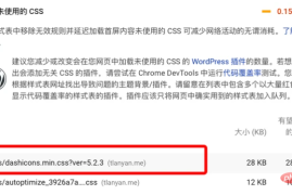 记住！不要移除WordPress的dashicons.min.css文件