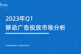AppGrowing：2023年Q1移动广告趋势洞察-2025最新seo资料