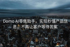 Domo AI零售助手，实现秒懂产品信息，不再让客户等待答案