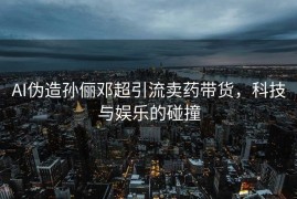 AI伪造孙俪邓超引流卖药带货，科技与娱乐的碰撞