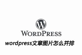 wordpress文章图片怎么并排