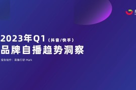 果集：2023年Q1品牌自播趋势洞察-2025最新seo资料