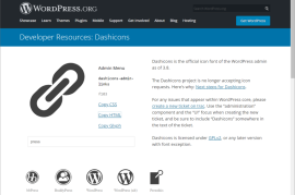在 WordPress 中使用 Dashicons：综合指南