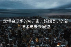丝博会现场的AI元素，婚姻登记的新技术与未来展望