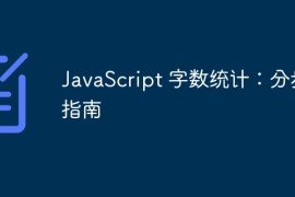JavaScript 字数统计：分步指南
