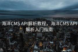 海洋CMS API解析教程，海洋CMS API解析入门指南