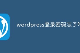 wordpress登录密码忘了咋办
