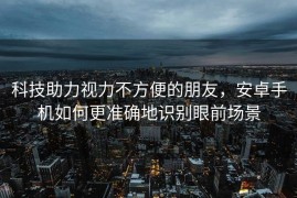 科技助力视力不方便的朋友，安卓手机如何更准确地识别眼前场景