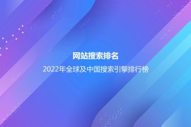 网站搜索排名(2022年全球及中国搜索引擎排行榜)-2025最新seo资料