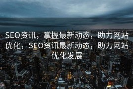 SEO资讯，掌握最新动态，助力网站优化，SEO资讯最新动态，助力网站优化发展