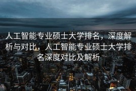 人工智能专业硕士大学排名，深度解析与对比，人工智能专业硕士大学排名深度对比及解析