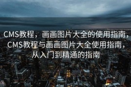 CMS教程，画画图片大全的使用指南，CMS教程与画画图片大全使用指南，从入门到精通的指南