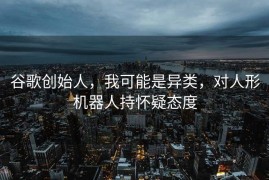 谷歌创始人，我可能是异类，对人形机器人持怀疑态度