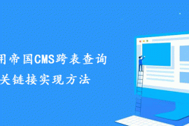 最实用帝国CMS跨表查询相关链接实现方法