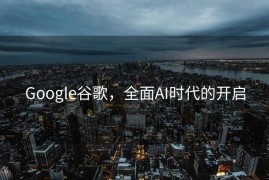 Google谷歌，全面AI时代的开启