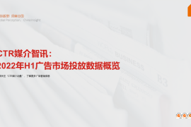 CTR：2022年上半年广告市场同比减少11.8%-2025最新seo资料