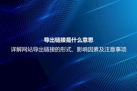 导出链接是什么意思？详解导出链接优化、注意事项及对SEO的影响