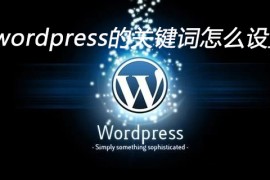 wordpress的关键词怎么设置