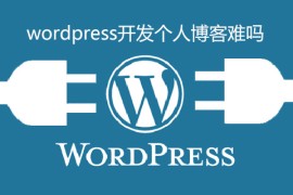 wordpress开发个人博客难吗