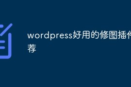 wordpress好用的修图插件推荐