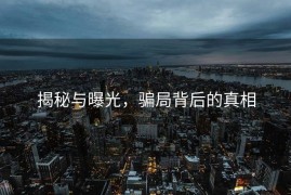 揭秘与曝光，骗局背后的真相